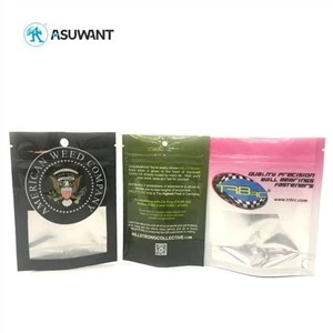 Personaj personalizat Mylar Ambalaj Mylar Reseactabil Matte Stand Up Pouch Plastic Plastic Sag cu fereastră limpede