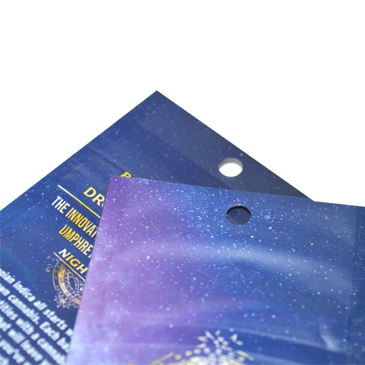 1g / 5g Dispensaries Medical Marijuana Bags With Clear Viewing Window