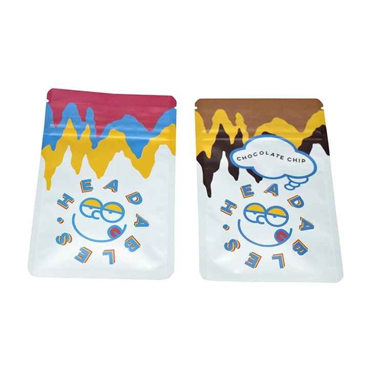 Custom Colorado Smell Proof Cannabis Bags With Eyeable Window / Zip Closure FDA