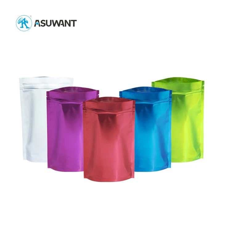 Folie de aluminiu Zip Lock Self Heat Seal Bag Stand Up Mylar