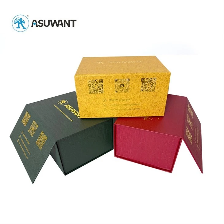 Hot Stamping Magnetic Folding Paper Luxury Gift Box factory