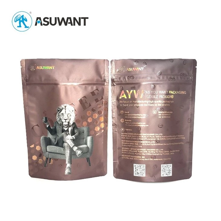 Small MOQ Digital Printed Stand Up Pouch Custom Spot Gloss UV 3D Raised Embossed UV Reverse Matte Texture Plastic Packaging Bag factory