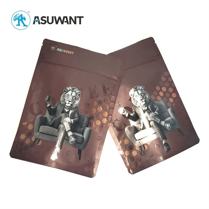 Small MOQ Digital Printed Stand Up Pouch Custom Spot Gloss UV 3D Raised Embossed UV Reverse Matte Texture Plastic Packaging Bag suppliers